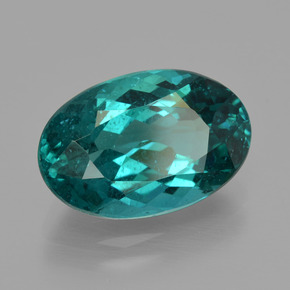 Apatite Verde blu naturale da 5.14 ct, Taglio ovale, VS