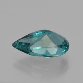 Apatite Blu verde naturale da 3.17 ct, Forma a pera, VS