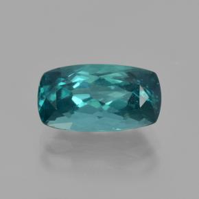 Apatite naturale verde da 2,88 ct, taglio a cuscino, VS