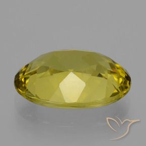 Apatite Giallo intenso naturale da 8.52 ct, Ovale, VS-SI
