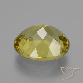 Apatite Giallo brunastro naturale da 9.01 ct, Ovale, VS