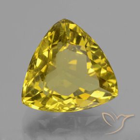 Apatite Giallo d'autunno naturale da 8.95 ct, Taglio trillion, VS