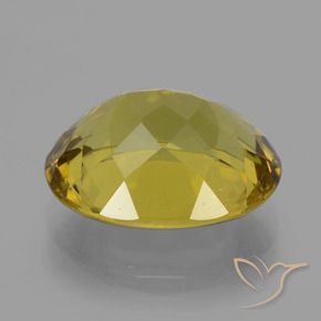 Apatite Giallo di Digione naturale da 10.86 ct, Ovale, VS