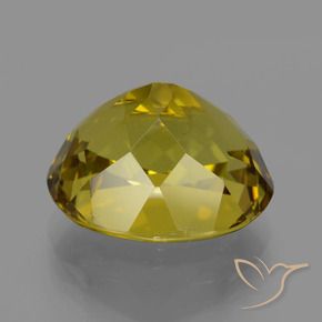 Apatite Giallo di Digione naturale da 14.93 ct, Ovale, VS