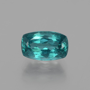 Apatite naturale blu da 3,08 ct, taglio a cuscino, VS