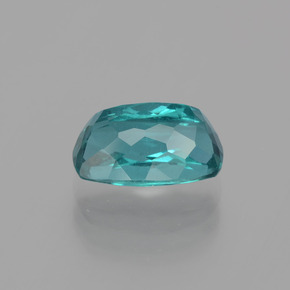 Apatite naturale blu da 3,08 ct, taglio a cuscino, VS