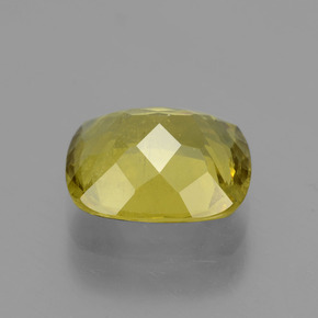 Apatite Giallo intenso naturale da 4.28 ct, Taglio a cuscino, VS-SI