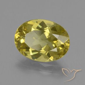 Apatite Giallo medio naturale da 3.90 ct, Ovale, VS