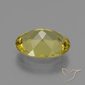 Apatite Giallo medio naturale da 3.90 ct, Ovale, VS