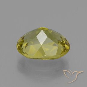 Apatite Giallo medio naturale da 4.45 ct, Ovale, VVS-VS