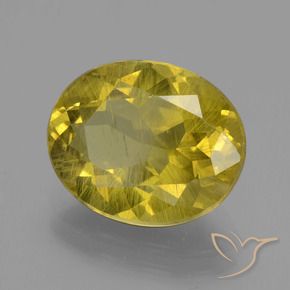 Apatite Oro giallastro naturale da 5.50 ct, Ovale, VS-SI