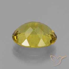 Apatite Giallo medio naturale da 4.73 ct, Ovale, VS