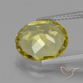 Apatite Giallo intenso naturale da 4.14 ct, Ovale, VS