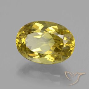 Apatite Giallo medio naturale da 4.54 ct, Ovale, VS