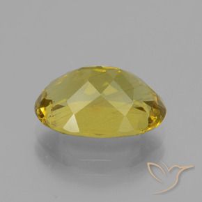 Apatite Giallo medio naturale da 4.54 ct, Ovale, VS