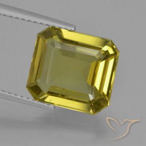 Apatite oro terroso naturale da 5.34 ct, Ottagonale / Taglio smeraldo, VS