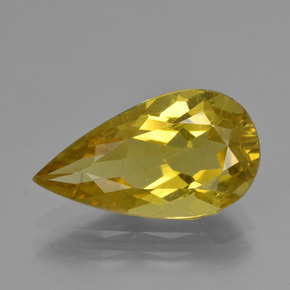 Apatite Giallo dorato naturale da 4.67 ct, Forma a pera, VS