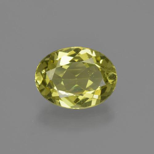 Apatite naturale giallo da 2,28 ct, taglio ovale, VS