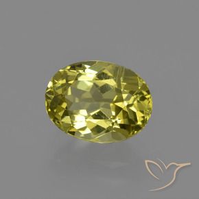 Apatite Giallo medio naturale da 2.58 ct, Ovale, VS