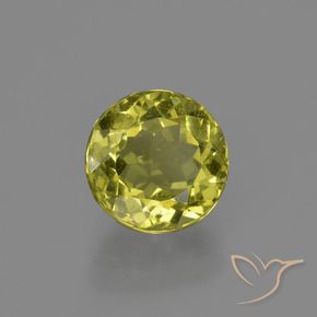 Apatite naturale giallo da 2,65 ct, taglio rotondo, VS