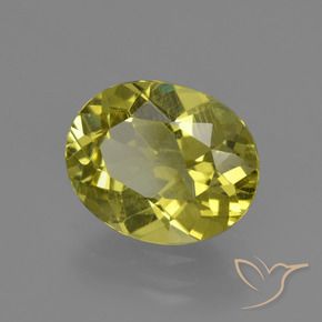 Apatite Giallo terroso naturale da 3.39 ct, Ovale, VS