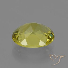 Apatite Giallo terroso naturale da 3.39 ct, Ovale, VS