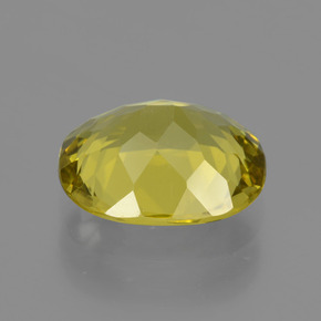 Apatite naturale giallo da 3,33 ct, taglio ovale, VS