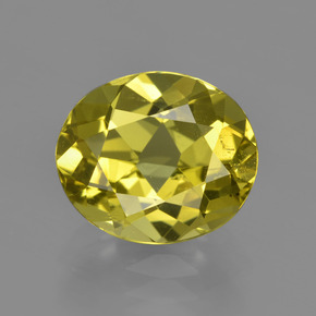 Apatite Giallo dorato naturale da 4.10 ct, Taglio ovale, VS