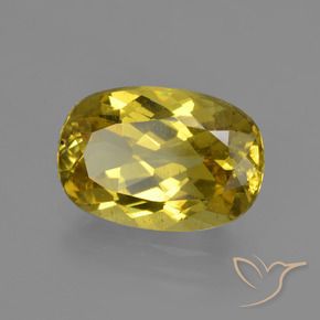 Apatite Giallo d'autunno naturale da 4.31 ct, Ovale, VS