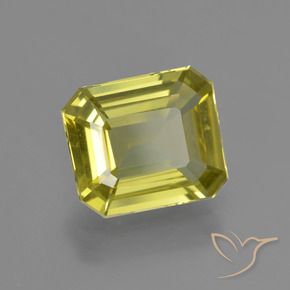 Apatite Giallo chiaro naturale da 3.23 ct, Ottagonale / Taglio smeraldo, VS