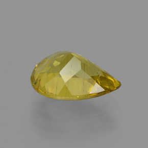 Apatite naturale giallo da 2,78 ct, taglio a pera, VS
