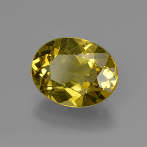 Apatite Giallo dorato naturale da 3.12 ct, Taglio ovale, VS