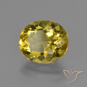 Apatite Giallo d'autunno naturale da 3.31 ct, Ovale, VS