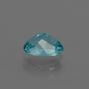Apatite naturale blu da 1,00 ct, taglio ovale, VVS-VS