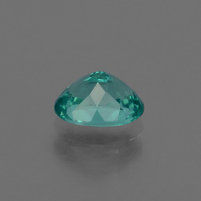 Apatite naturale verde da 0,97 ct, taglio ovale, VVS-VS