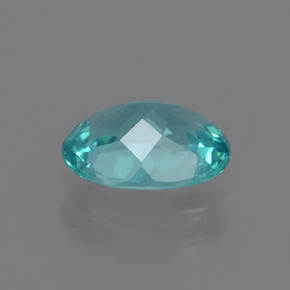 Apatite Verde blu naturale da 1.12 ct, Taglio ovale, VS