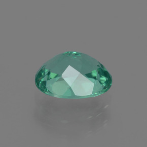 Apatite naturale verde da 1,12 ct, taglio ovale, VVS-VS