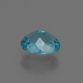 Apatite naturale blu da 1,27 ct, taglio ovale, VS