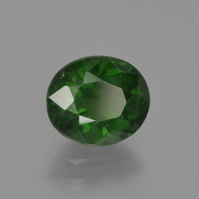 Apatite Verde naturale da 1.19 ct, Taglio ovale, VS