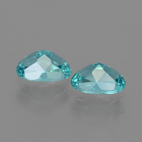 Apatite naturale blu da  ct, taglio ovale, VS