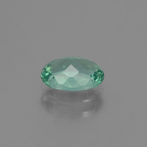 Apatite Blu verde naturale da 1.14 ct, Taglio ovale, VS