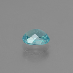 Apatite naturale turchese da 1,09 ct, taglio ovale, VS