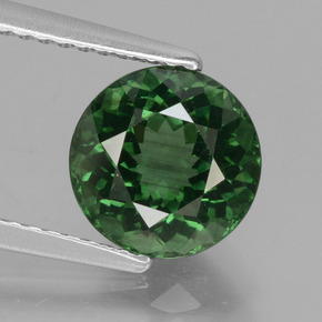 Apatite naturale verde da 2,31 ct, taglio rotondo, VS