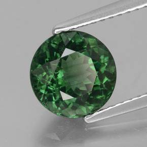 Apatite naturale verde da 2,31 ct, taglio rotondo, VS
