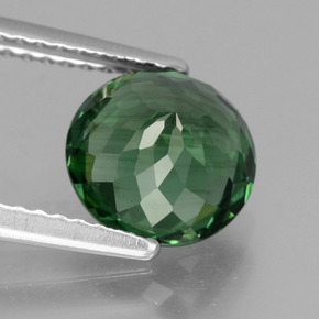 Apatite naturale verde da 2,31 ct, taglio rotondo, VS