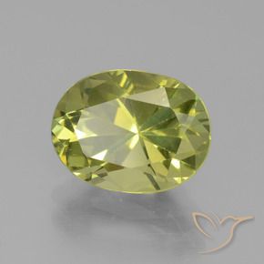 Apatite Medium Light Green naturale da 3.53 ct, Ovale, VVS-VS