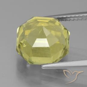 Apatite Giallo chiaro naturale da 6.61 ct, Ottagonale / Taglio smeraldo, VS