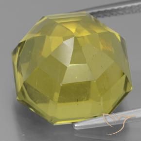 Apatite Giallo medio naturale da 15.89 ct, Ottagonale / Taglio smeraldo, VS