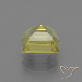Apatite Giallo mais chiaro naturale da 2.95 ct, Quadrato, VS