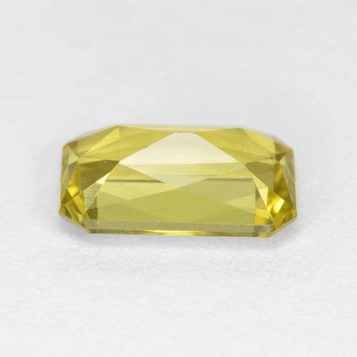 Apatite Giallo brunastro naturale da 2.45 ct, Taglio smeraldo, VVS-VS